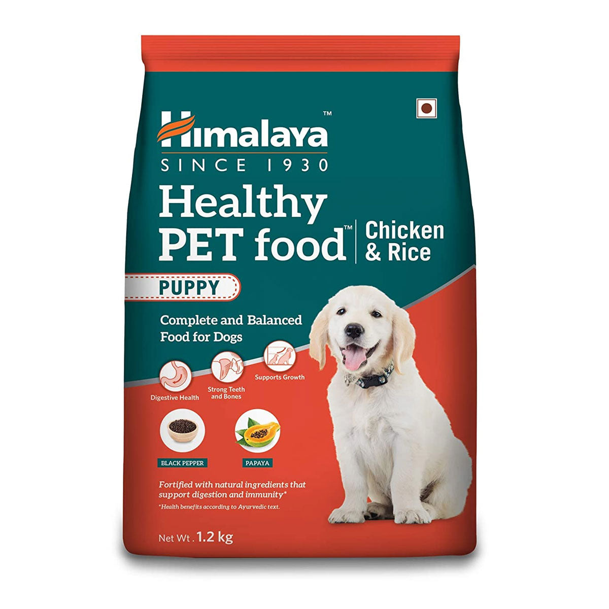 Healthy Pet Food Puppy Chicken and Rice 1.2kg Sukadev Animal Care