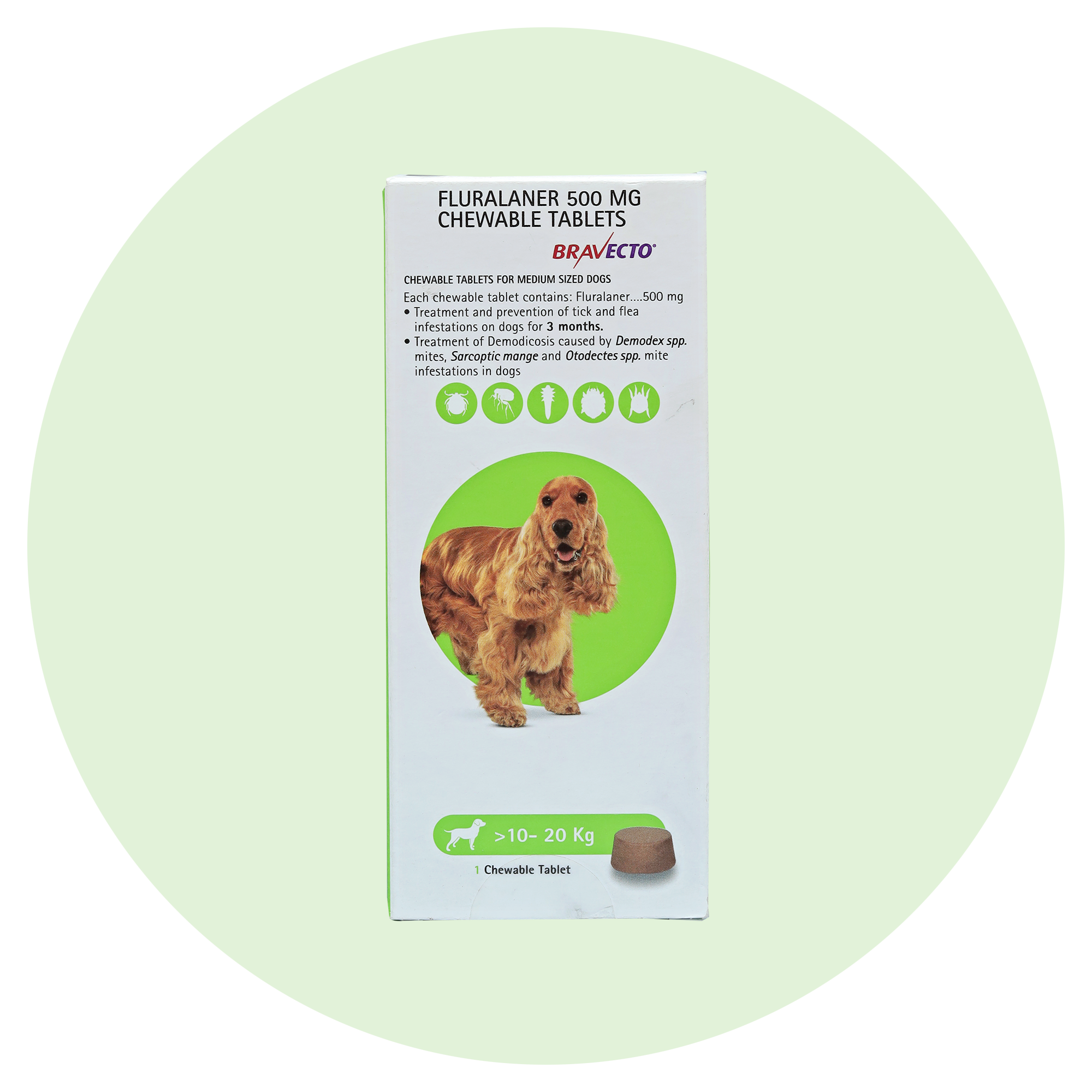 Bravecto Fluralaner chewable tablets for Dogs Sukadev Animal Care
