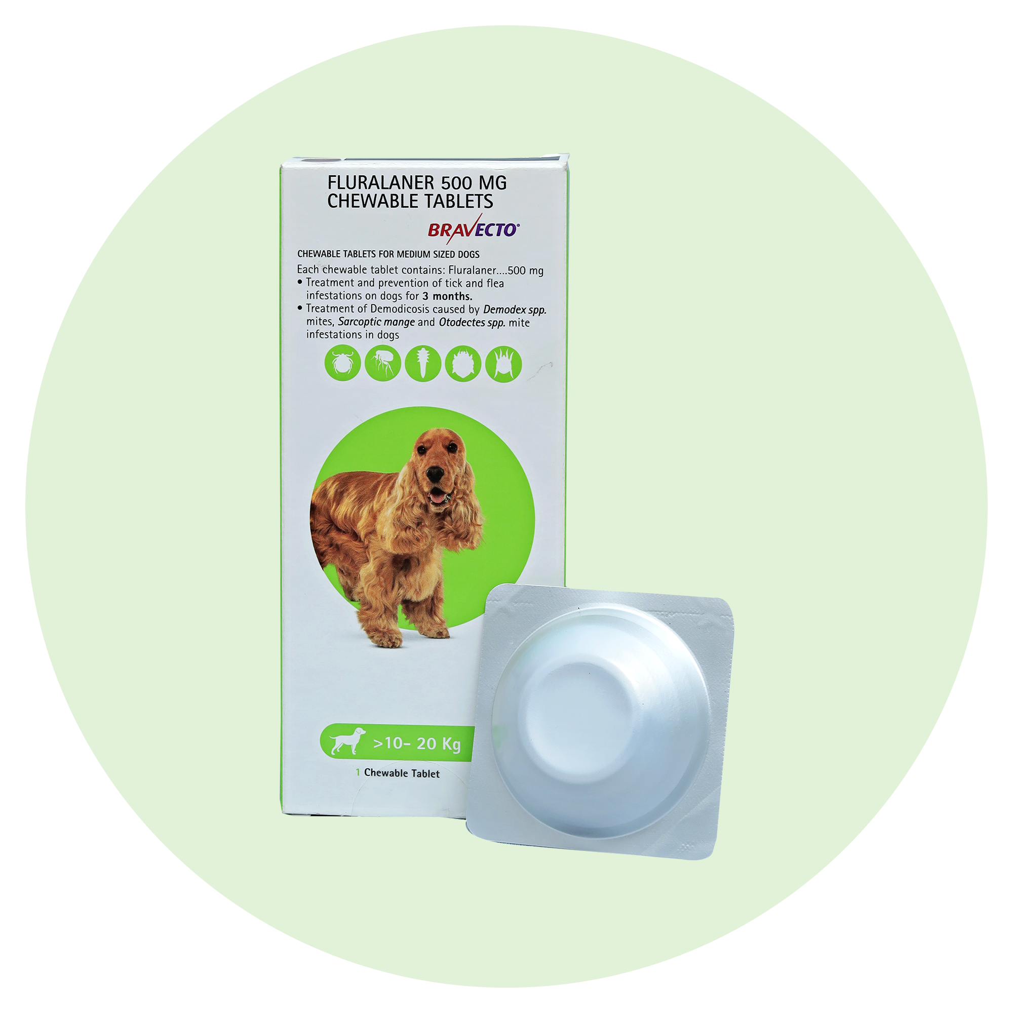 Bravecto Fluralaner chewable tablets for Dogs Sukadev Animal Care