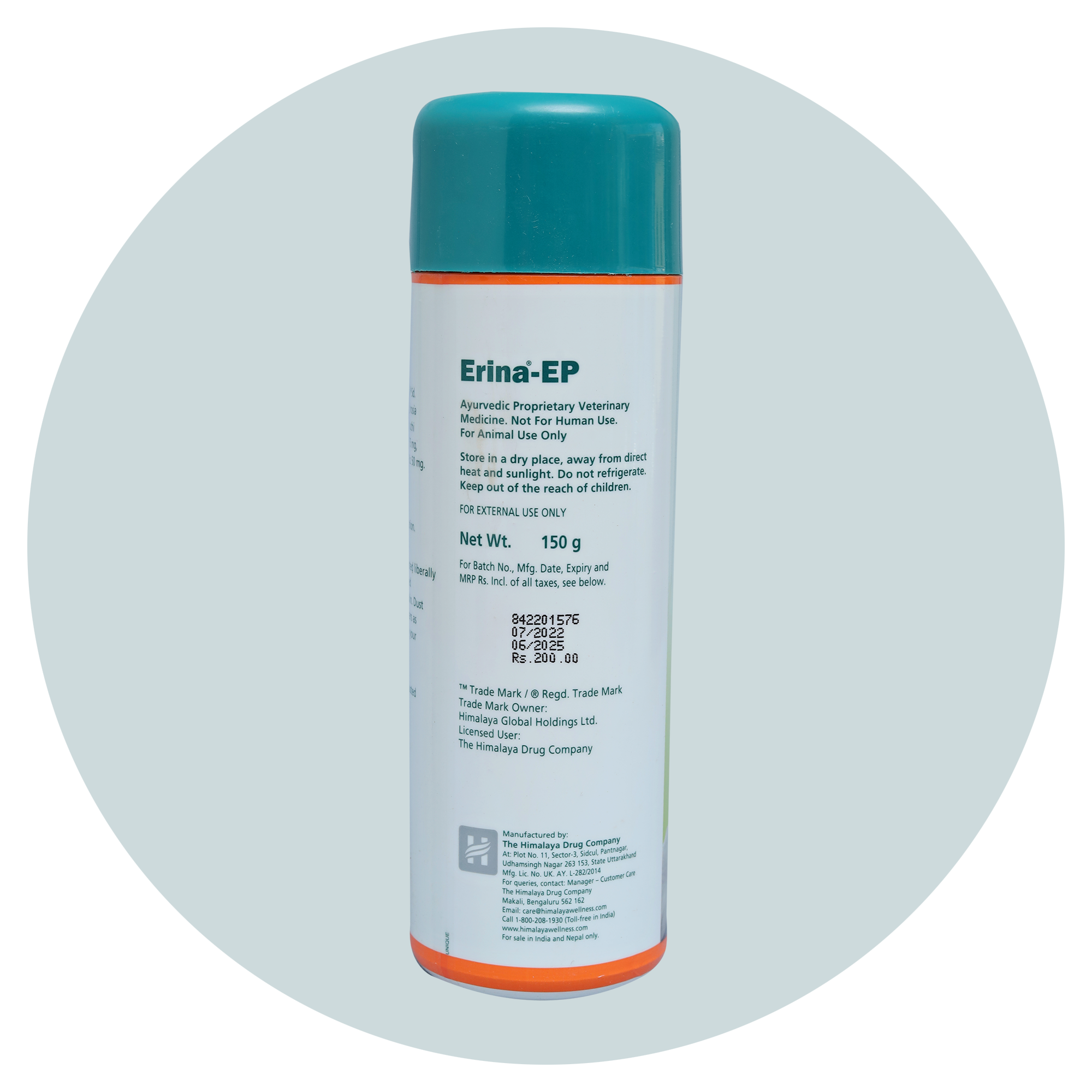 Himalaya Erina Ep Dusting Powder 150g – Sukadev Animal Care