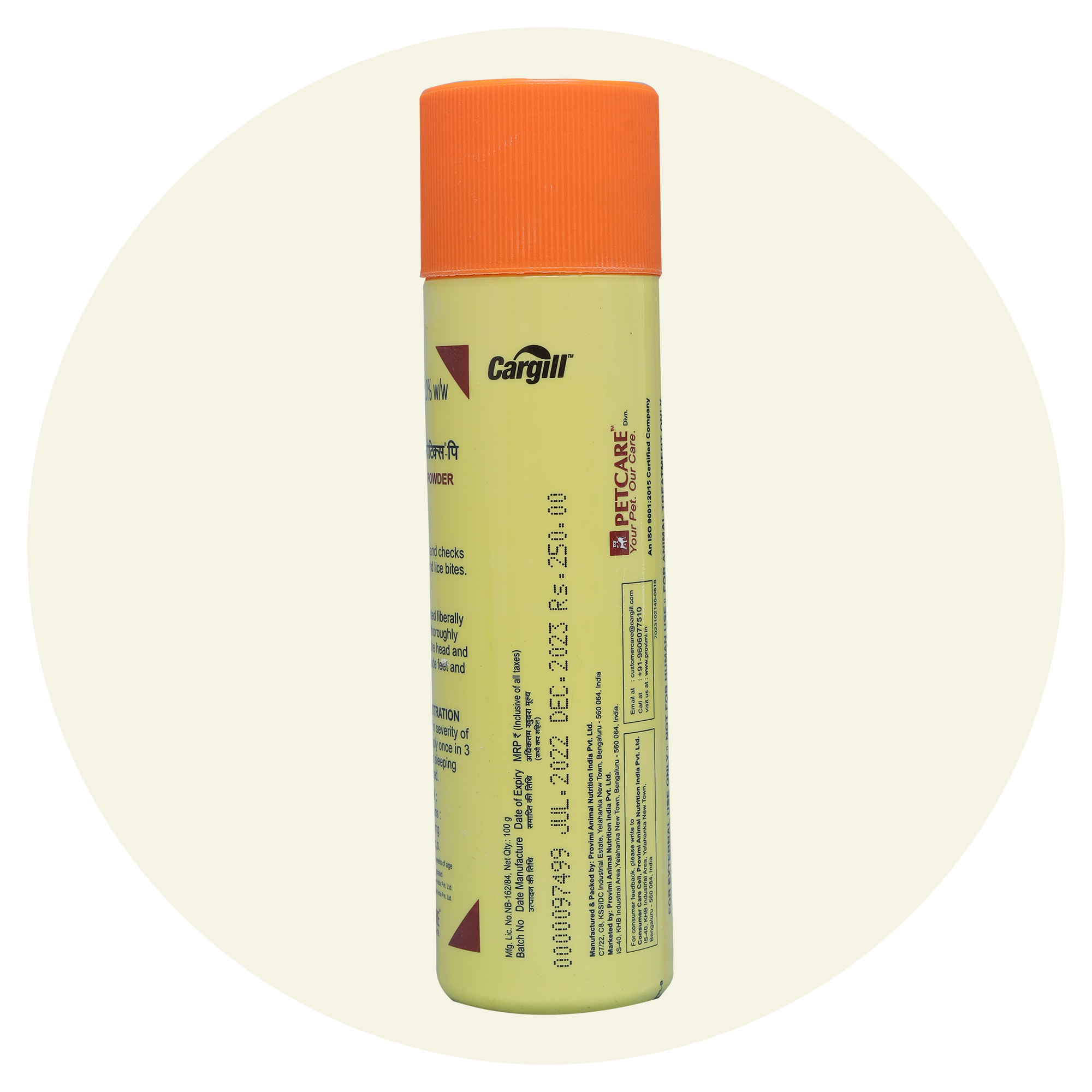 Notix Anti Tick & Flea Pet Care Powder for Dogs & Cats 100g | Tick ...