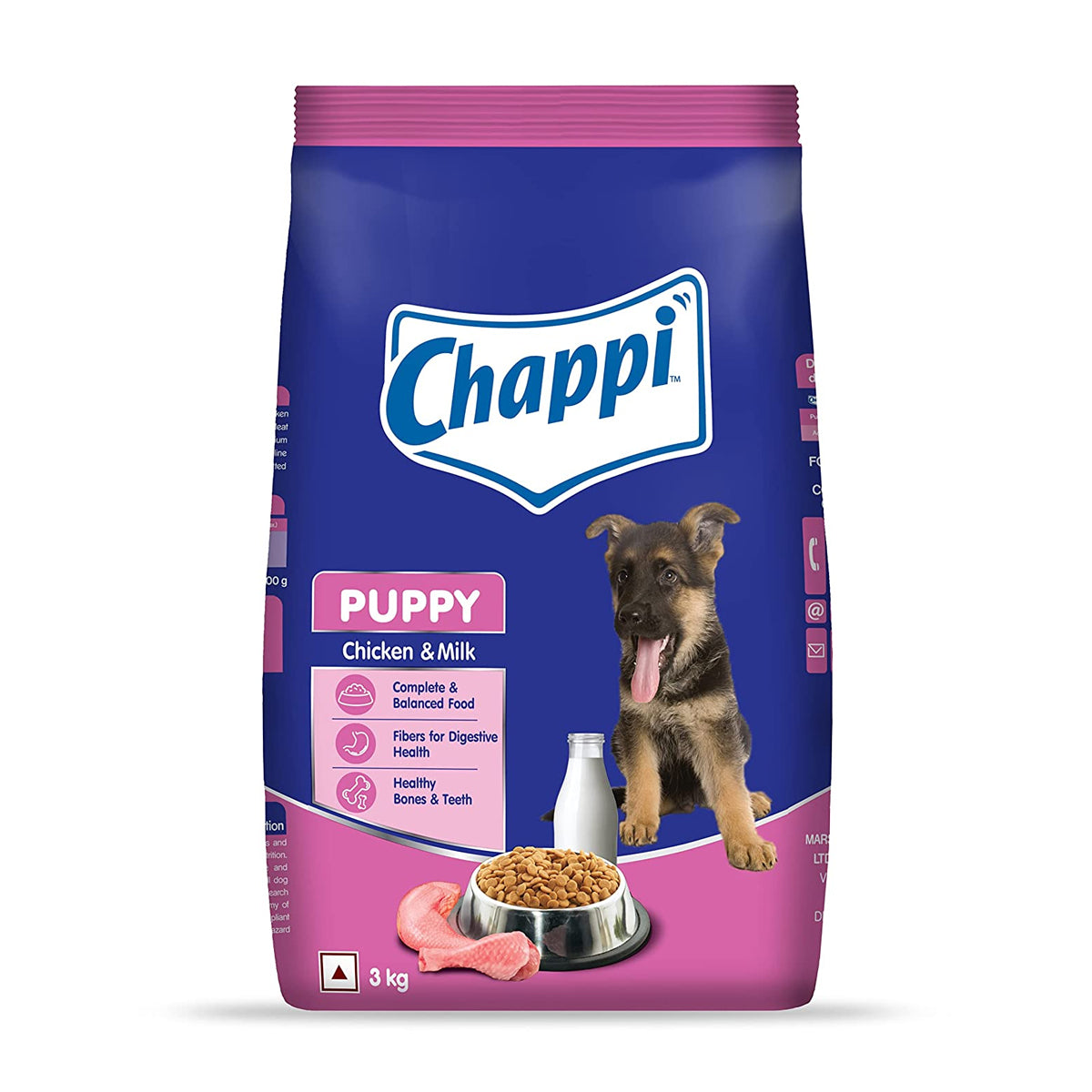 Pedigree Chappi Puppy Chicken Milk – Sukadev Animal Care